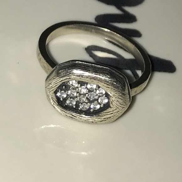 Silpada dainty CZ ring - Picture 3 of 4